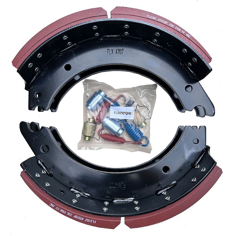 20K 23K 25K HEAVY DUTY TRUCK TRAILER AXLE PARTS for WHOLESALE 4707 4709 4515 DRUM BRAKE SHOE WITH REPAIR KITS